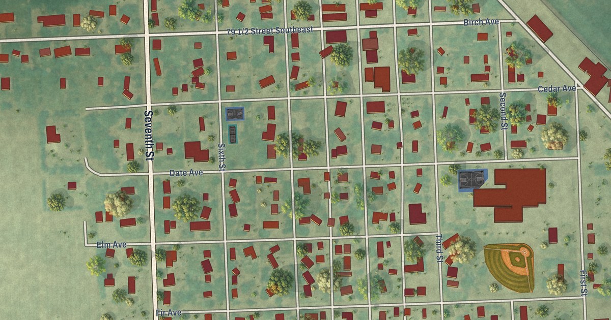 Map of Wyndmere, North Dakota in 2026