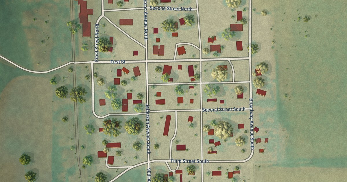Map of Ypsilanti, North Dakota in 2026