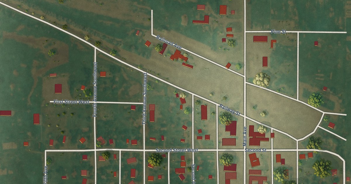 Map of Zeeland, North Dakota in 2026