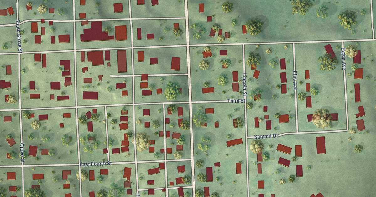 Map of Allen, Nebraska in 2026