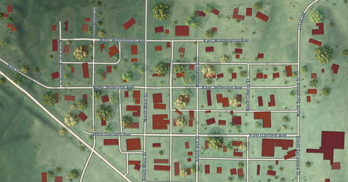 Map of Amherst, Nebraska in 2026