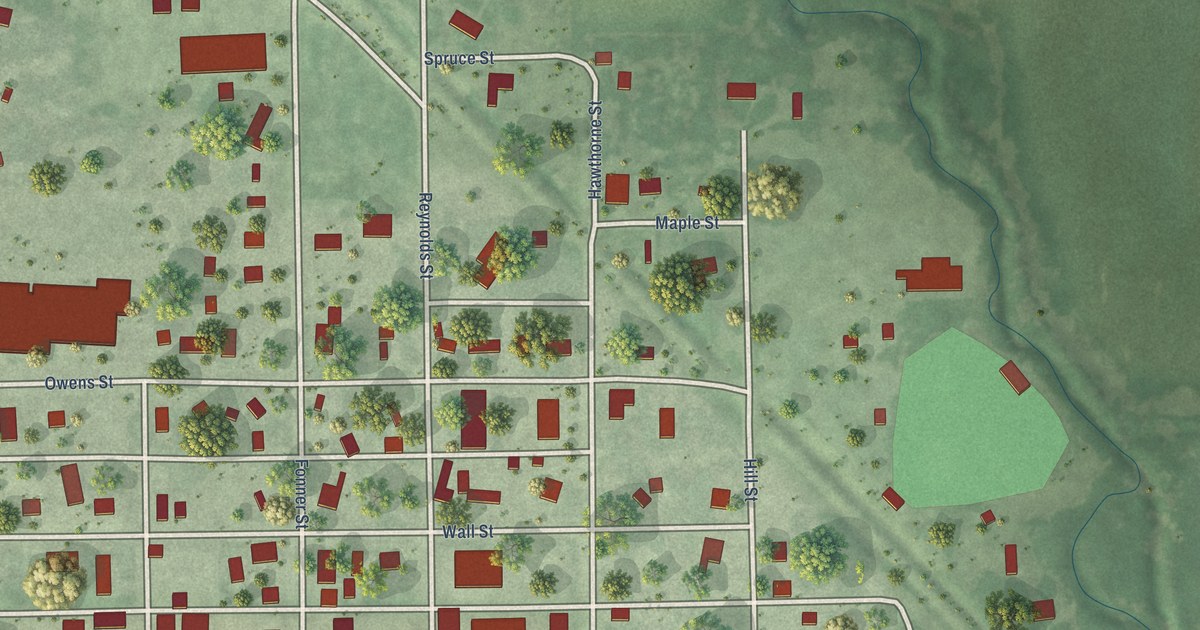 Map of Arcadia, Nebraska in 2026