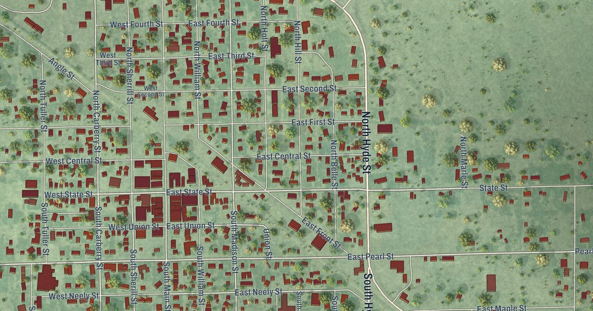 Map of Atkinson, Nebraska in 2026