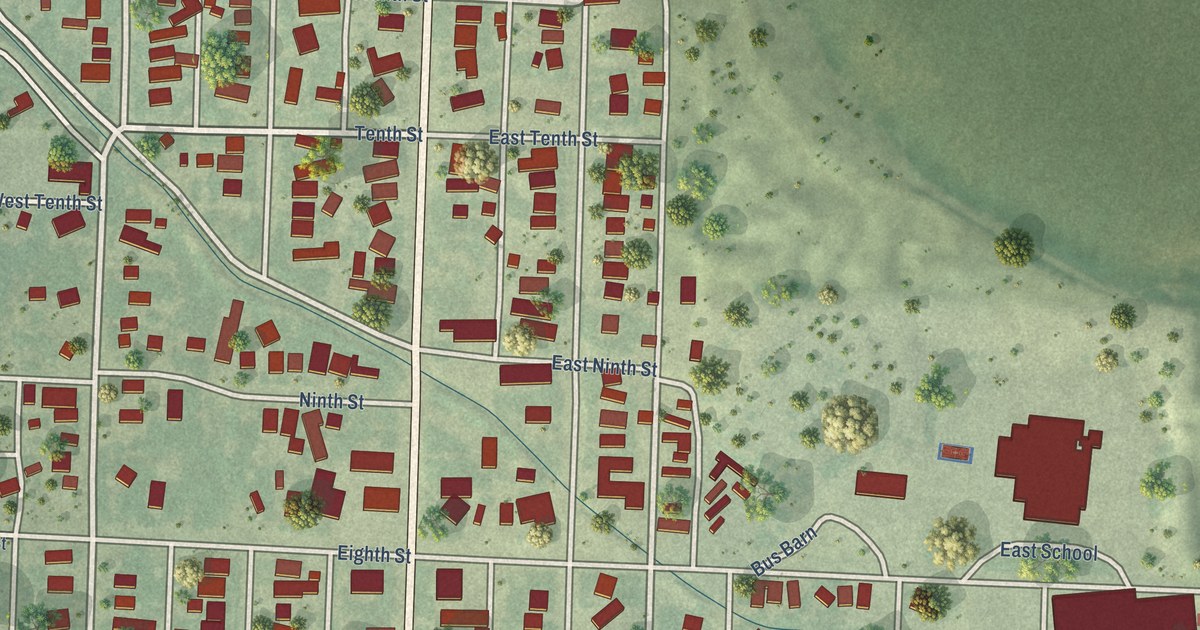 Map of Bayard, Nebraska in 2026