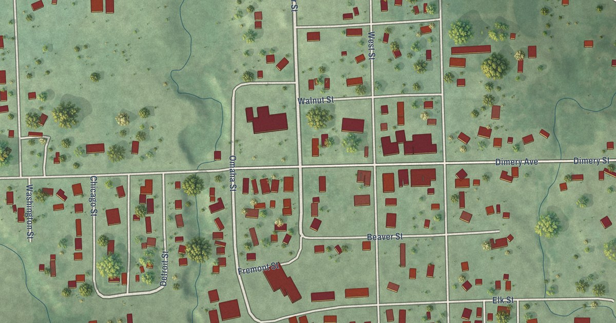 Map of Beaver Crossing, Nebraska in 2026