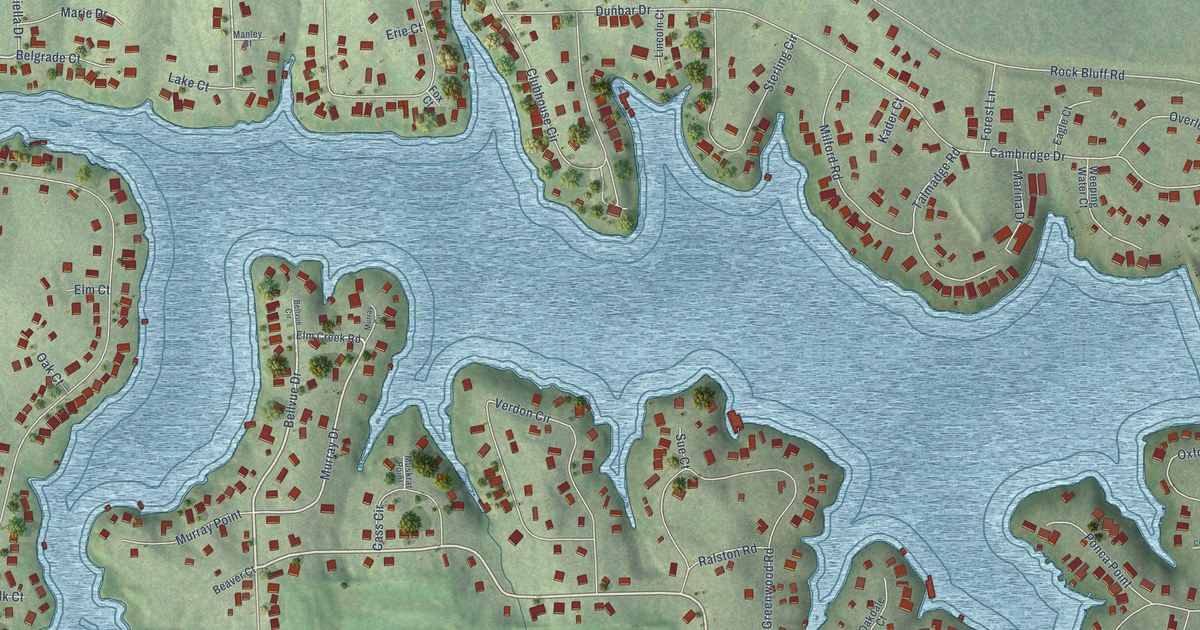 Map of Beaver Lake, Nebraska in 2026