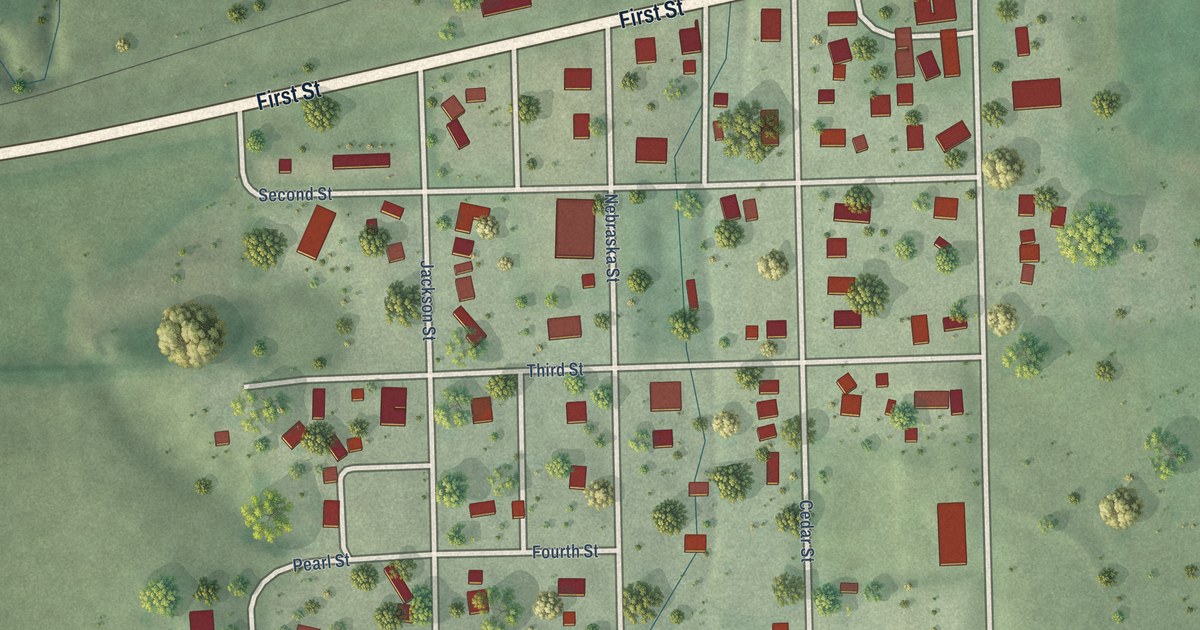 Map of Belden, Nebraska in 2026