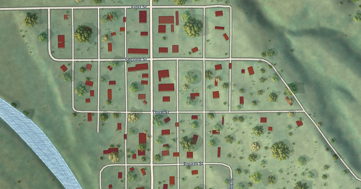 Map of Belgrade, Nebraska in 2026