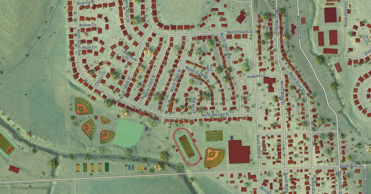 Map of Bennington, Nebraska in 2026
