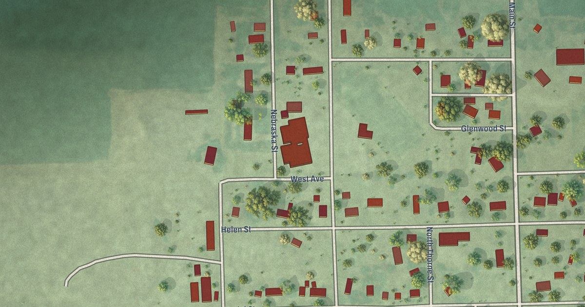 Map of Bladen, Nebraska in 2026