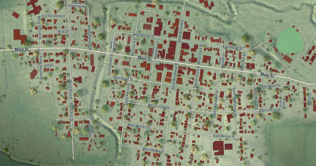 Map of Bloomfield, Nebraska in 2026