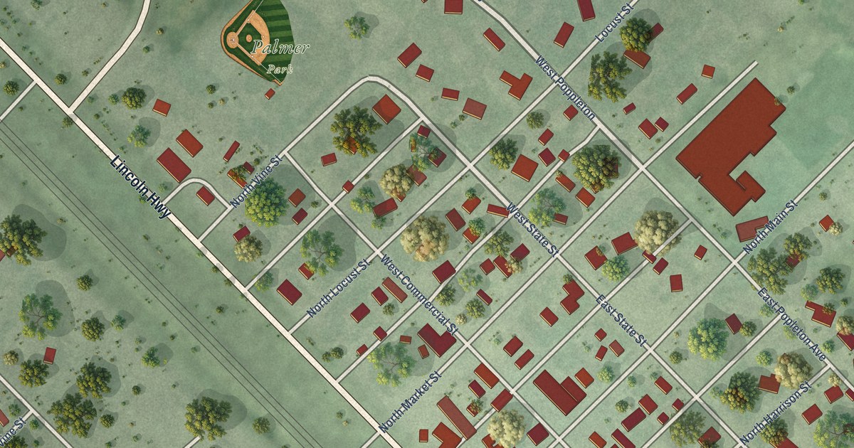 Map of Brady, Nebraska in 2026