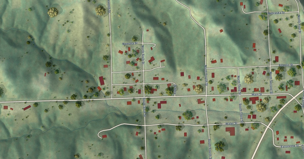 Map of Brownville, Nebraska in 2026