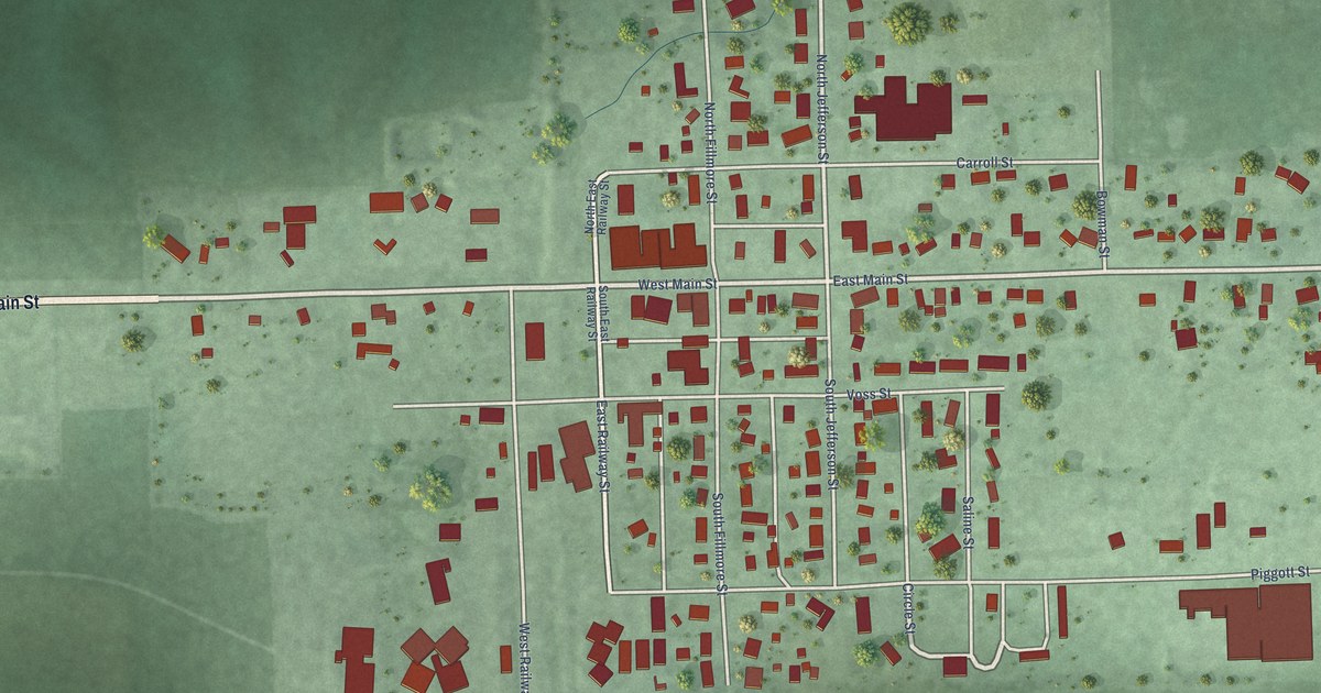 Map of Bruning, Nebraska in 2026