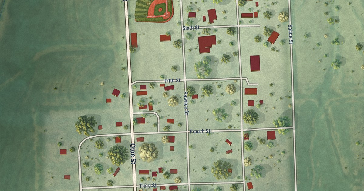 Map of Burchard, Nebraska in 2026