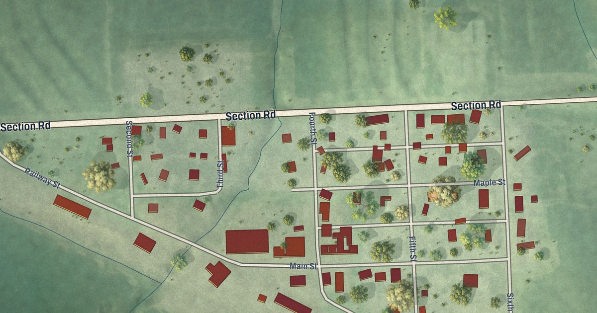Map of Burr, Nebraska in 2026
