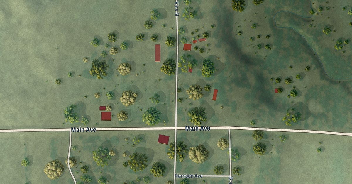Map of Burton, Nebraska in 2026