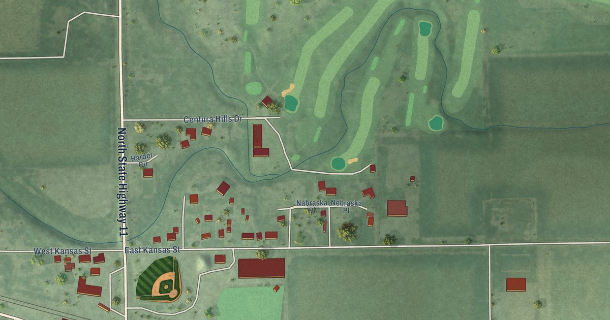 Map of Cairo, Nebraska in 2026
