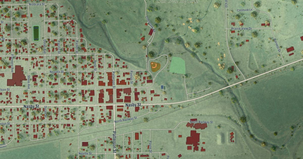 Map of Cambridge, Nebraska in 2026