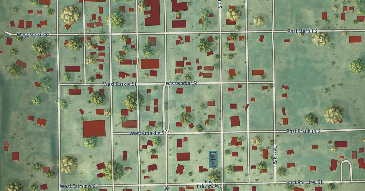 Map of Campbell, Nebraska in 2026