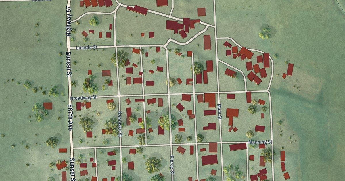 Map of Carroll, Nebraska in 2026