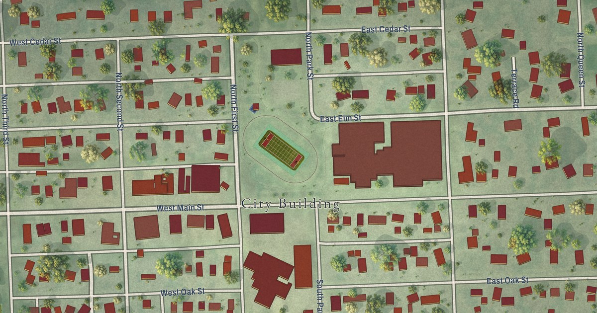 Map of Cedar Bluffs, Nebraska in 2026