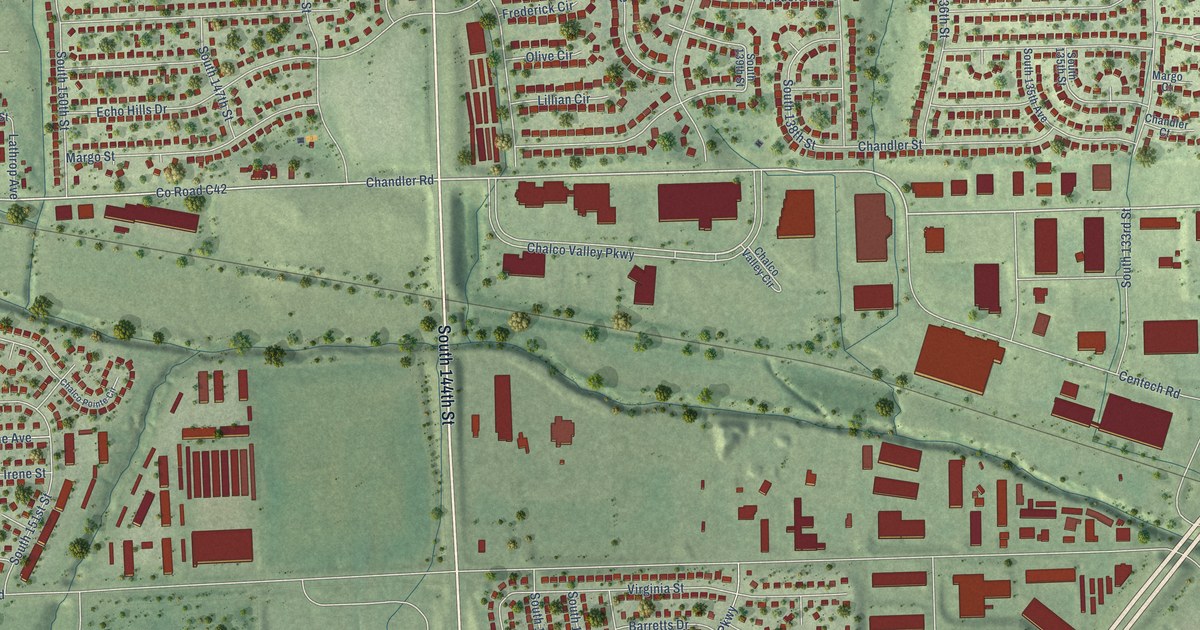 Map of Chalco, Nebraska in 2026