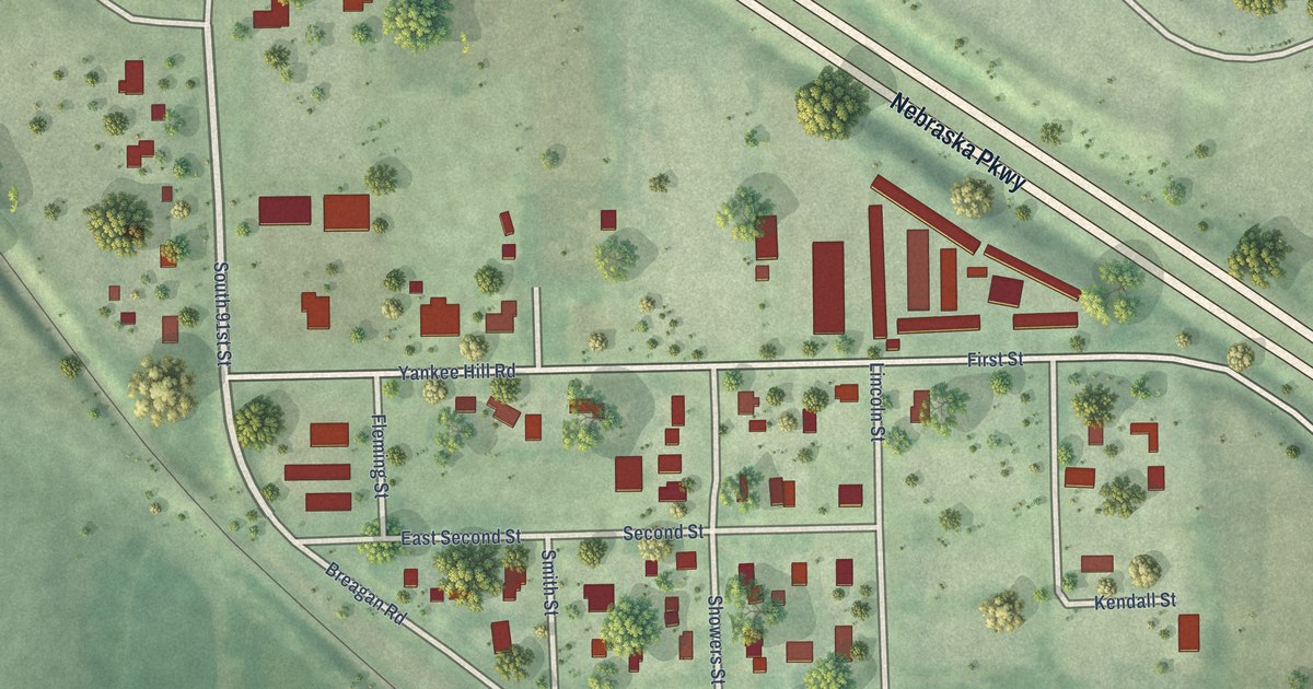 Map of Cheney, Nebraska in 2026