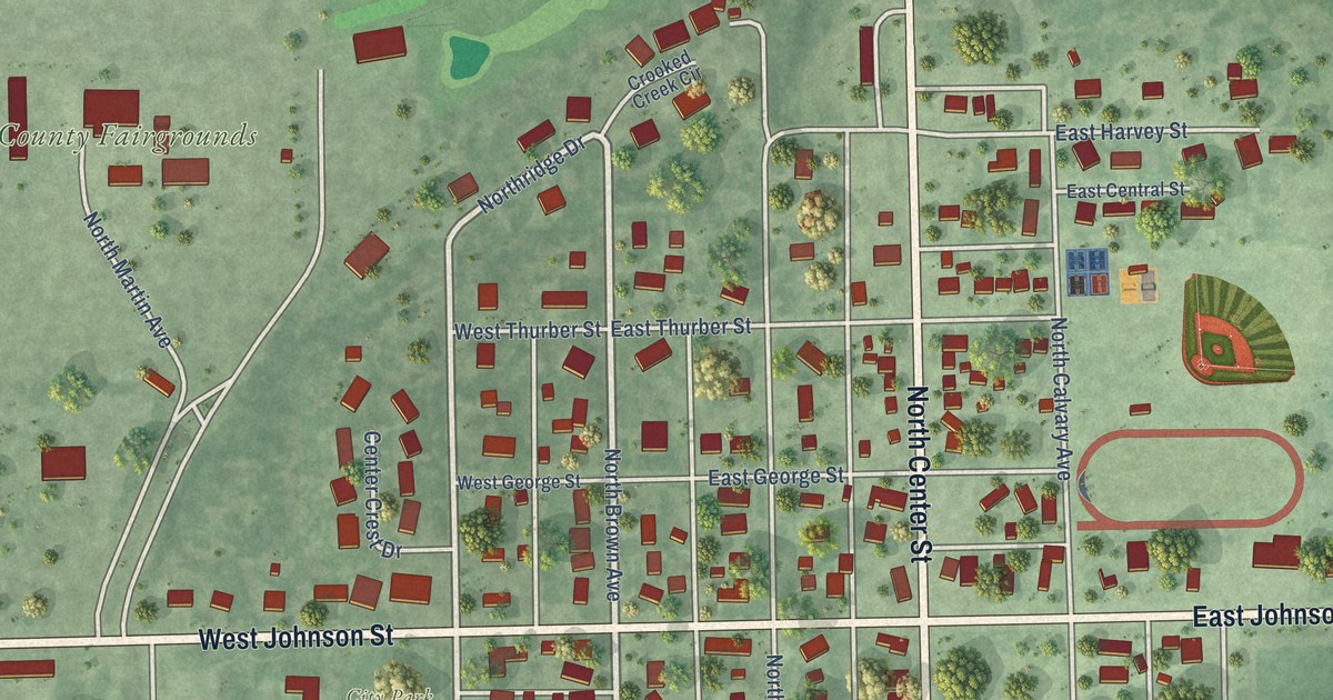 Map of Clay Center, Nebraska in 2026