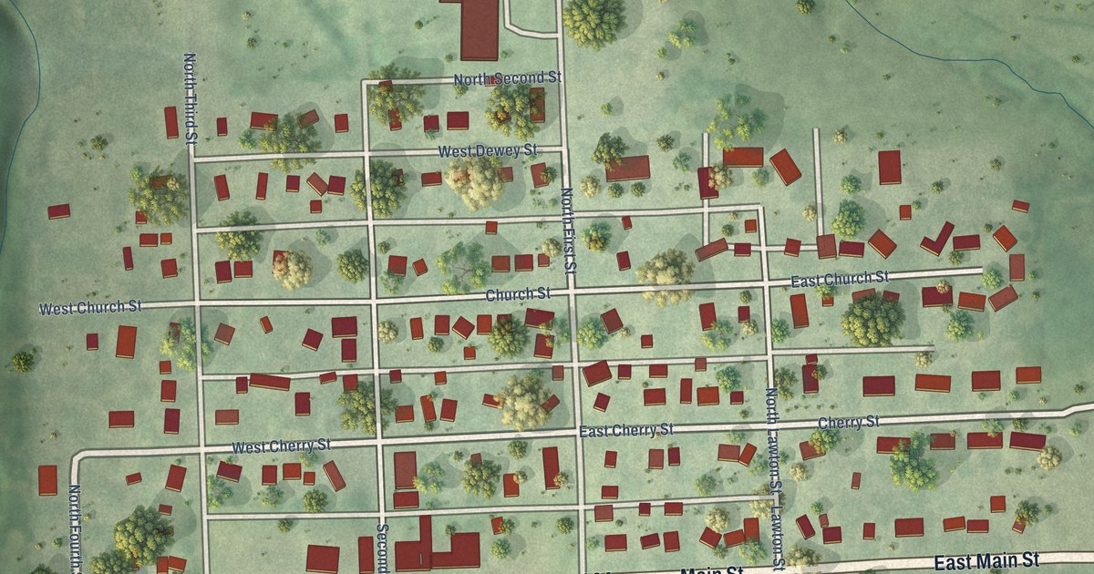 Map of Cook, Nebraska in 2026