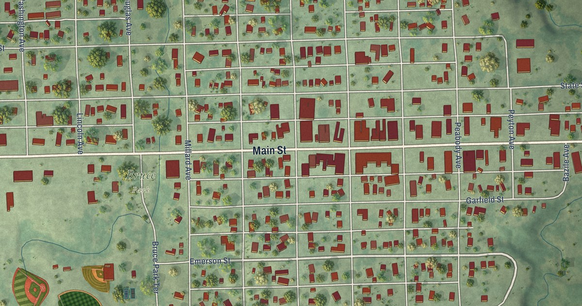 Map of Creighton, Nebraska in 2026
