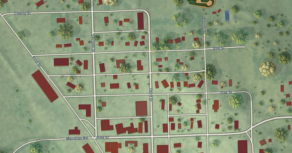 Map of Creston, Nebraska in 2026