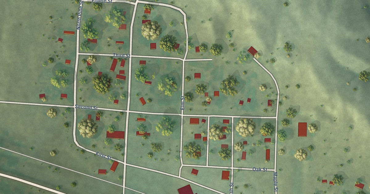 Map of Crookston, Nebraska in 2026