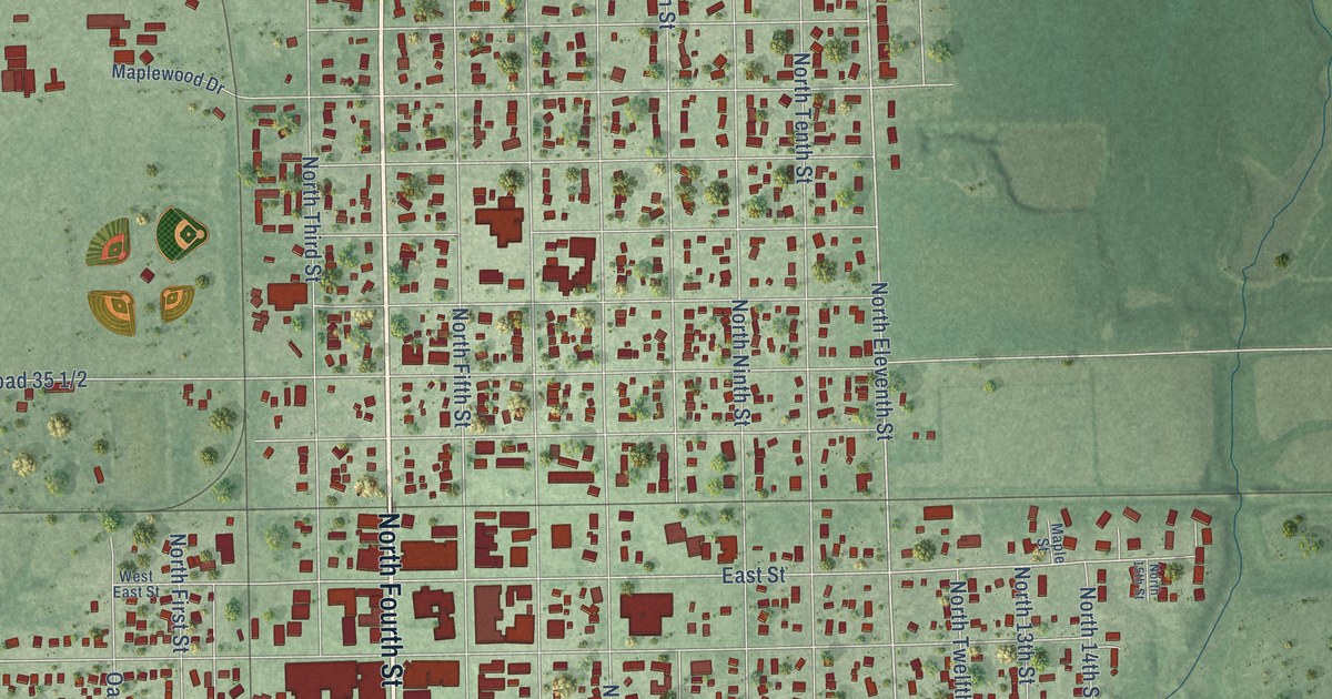Map of David City, Nebraska in 2026