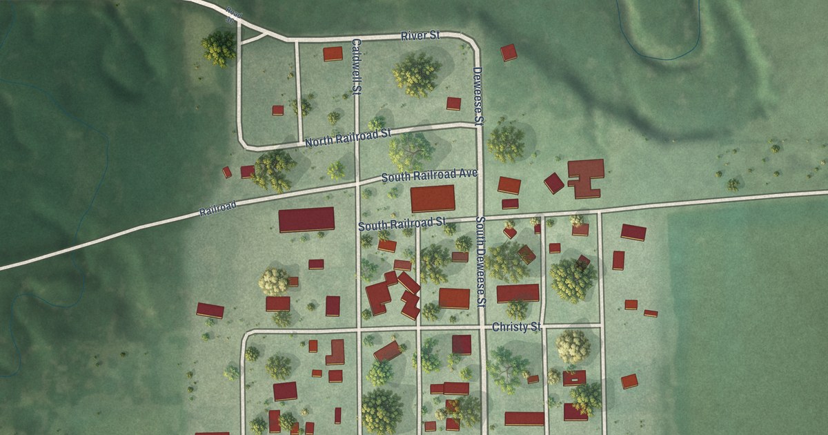 Map of Deweese, Nebraska in 2026
