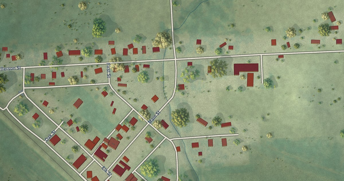 Map of Elk Creek, Nebraska in 2026