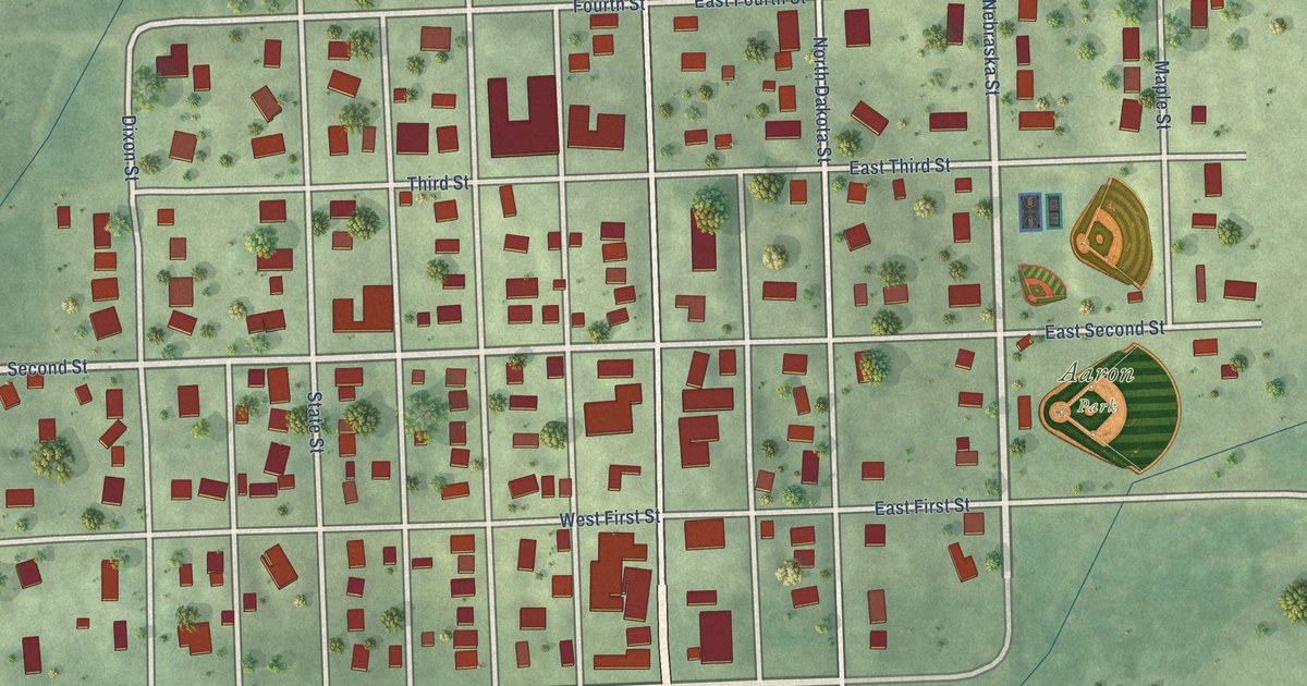 Map of Emerson, Nebraska in 2026