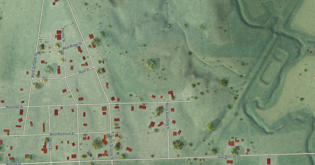 Map of Endicott, Nebraska in 2026