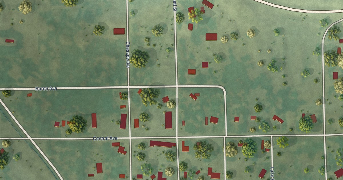Map of Ericson, Nebraska in 2026