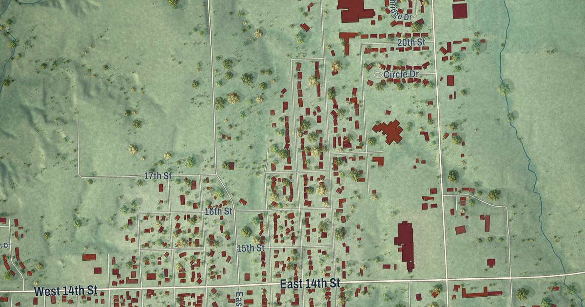 Map of Fairbury, Nebraska in 2026