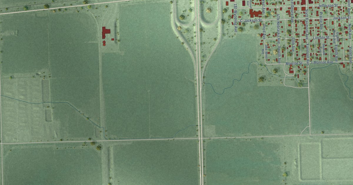 Map of Fairmont, Nebraska in 2026