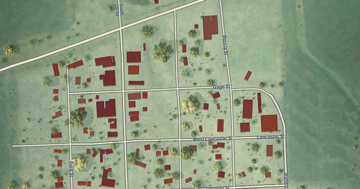 Map of Filley, Nebraska in 2026
