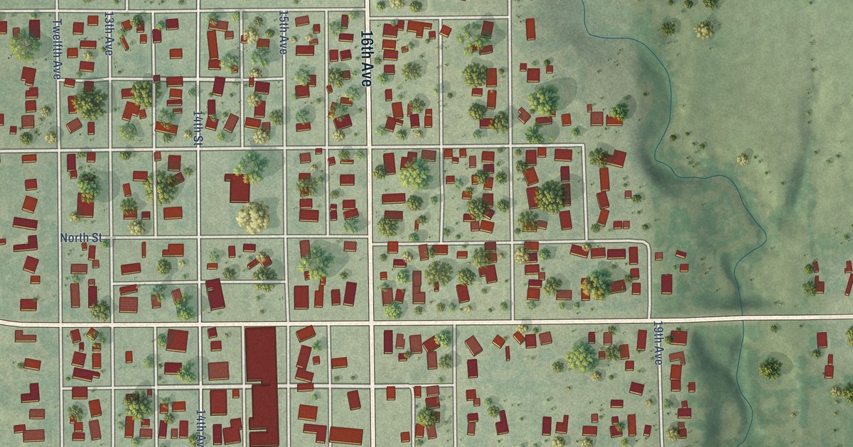 Map of Franklin, Nebraska in 2026