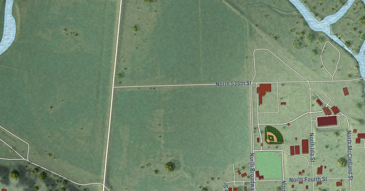 Map of Fullerton, Nebraska in 2026