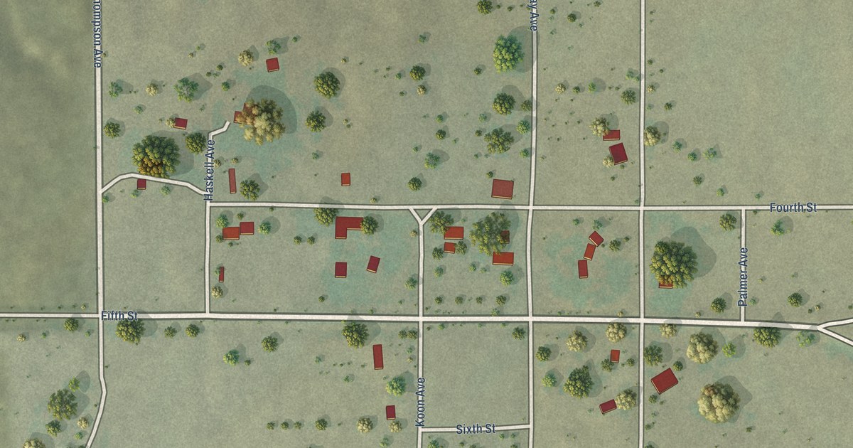 Map of Gandy, Nebraska in 2026