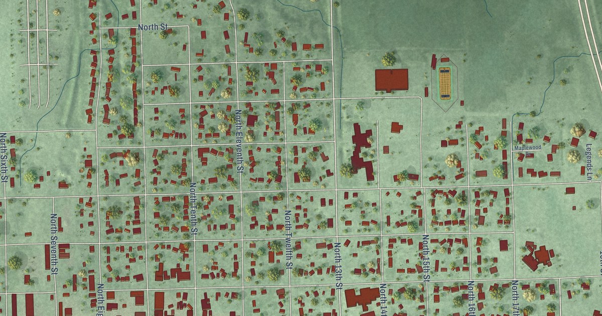 Map of Geneva, Nebraska in 2026