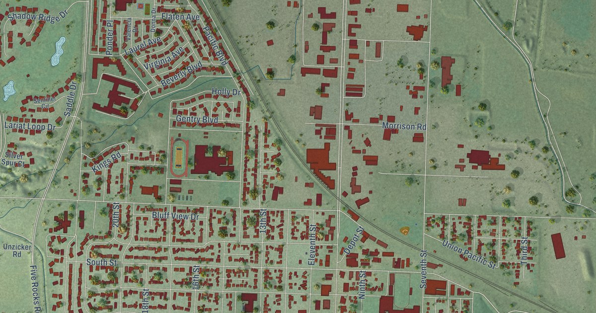 Map of Gering, Nebraska in 2026