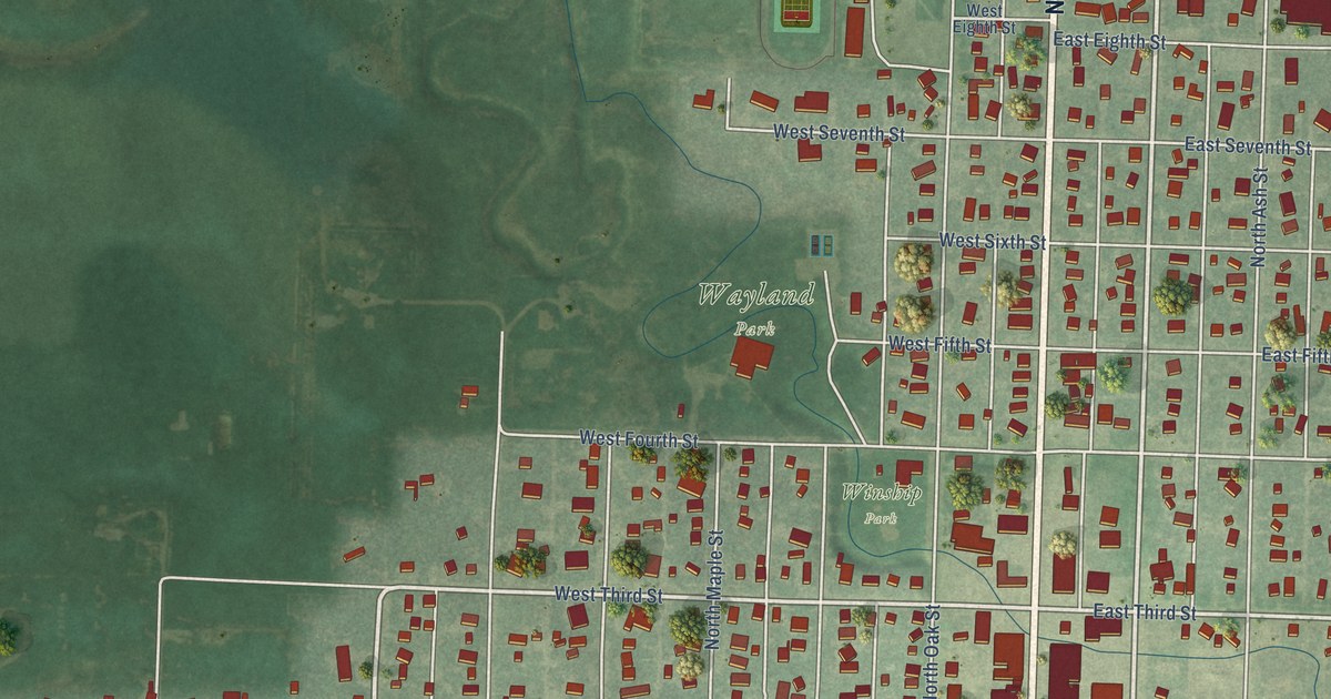 Map of Gordon, Nebraska in 2026
