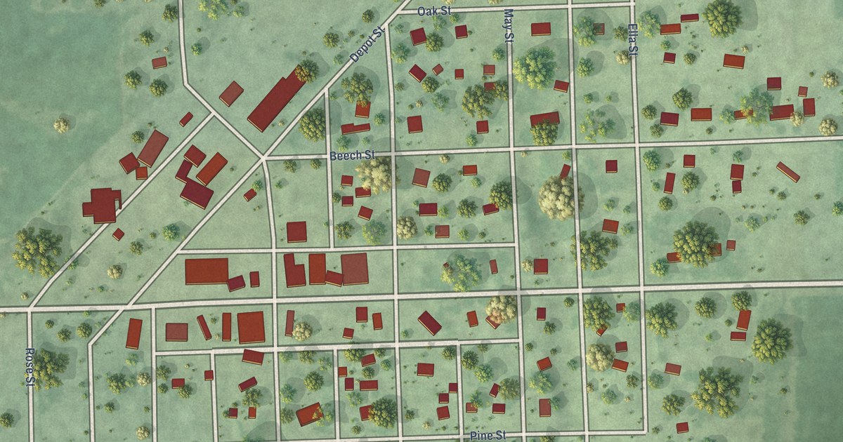 Map of Gresham, Nebraska in 2026