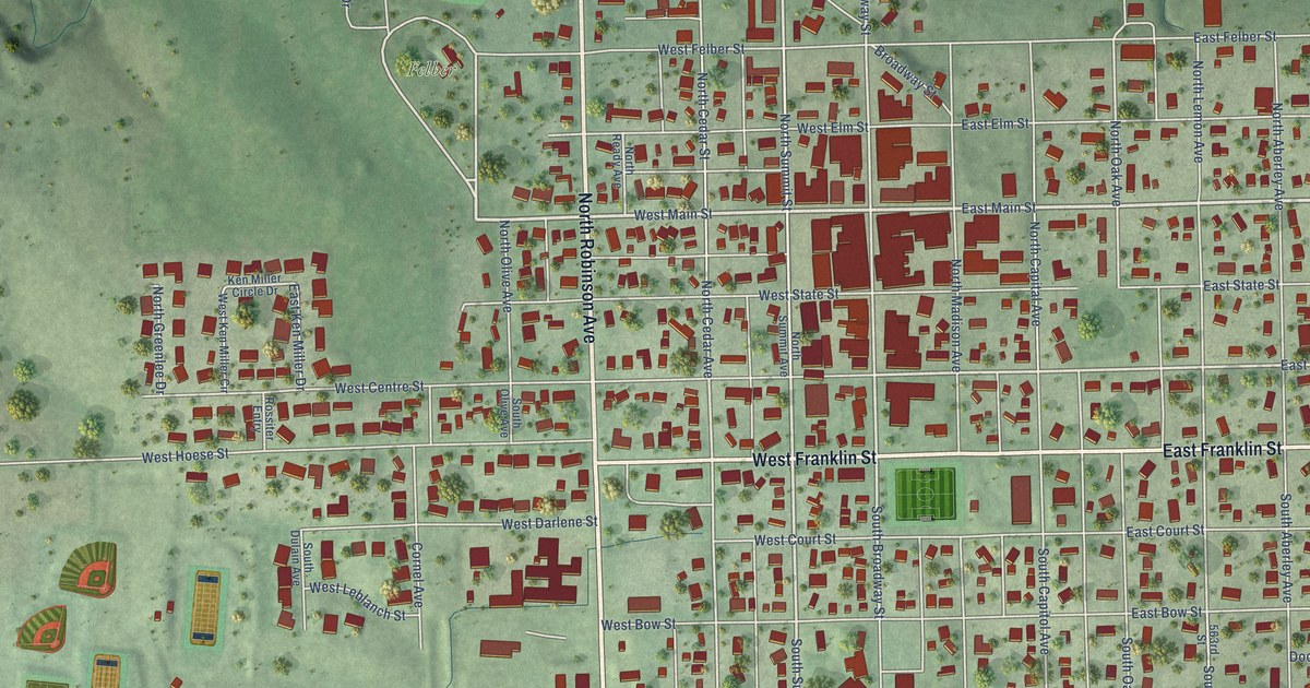 Map of Hartington, Nebraska in 2026